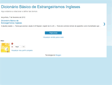 Tablet Screenshot of estrangeirismosingleses.blogspot.com