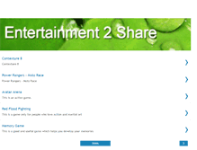 Tablet Screenshot of entertainment2share-games.blogspot.com
