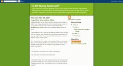 Desktop Screenshot of isgmgoingbankrupt.blogspot.com