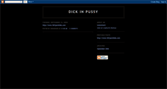 Desktop Screenshot of dickinpussy.blogspot.com