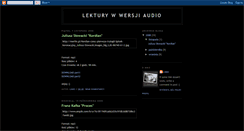 Desktop Screenshot of lektury-audio.blogspot.com