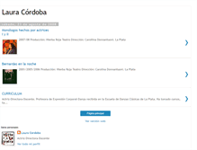 Tablet Screenshot of lauravcordoba.blogspot.com