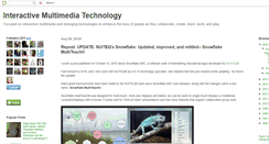 Desktop Screenshot of interactivemultimediatechnology.blogspot.com