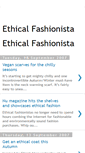 Mobile Screenshot of ethicalfashionista.blogspot.com