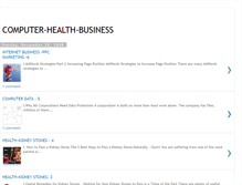 Tablet Screenshot of computer-health-business.blogspot.com