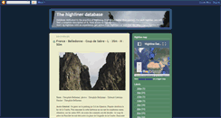 Desktop Screenshot of highlinedatabase.blogspot.com