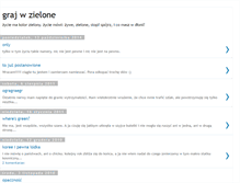 Tablet Screenshot of gramwzielone.blogspot.com