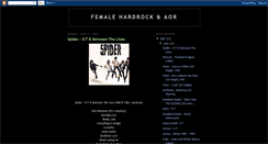 Desktop Screenshot of femalehardrock.blogspot.com