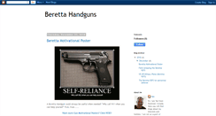 Desktop Screenshot of berettahandguns.blogspot.com
