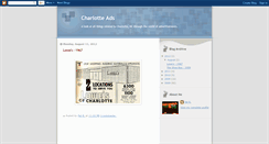 Desktop Screenshot of charlotteads.blogspot.com