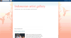 Desktop Screenshot of indonesian-gallery.blogspot.com