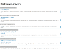 Tablet Screenshot of cee-realestateanswers.blogspot.com