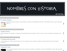 Tablet Screenshot of nombresconhistoria.blogspot.com