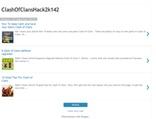 Tablet Screenshot of clashofclanshack2k142.blogspot.com
