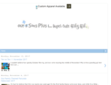 Tablet Screenshot of 3sonsplus1.blogspot.com