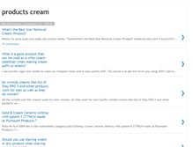 Tablet Screenshot of products-cream.blogspot.com