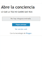 Mobile Screenshot of abrelaconciencia.blogspot.com