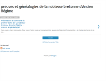 Tablet Screenshot of preuvesdelanoblessebretonne.blogspot.com