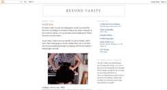 Desktop Screenshot of beyondvanity.blogspot.com