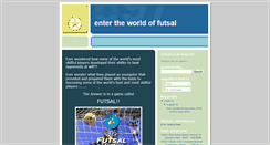 Desktop Screenshot of futsal-uk.blogspot.com