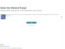 Tablet Screenshot of futsal-uk.blogspot.com
