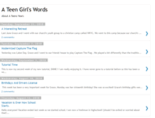 Tablet Screenshot of girlywords.blogspot.com