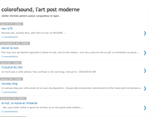 Tablet Screenshot of colorofsound.blogspot.com