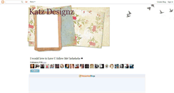 Desktop Screenshot of katzdesignz.blogspot.com