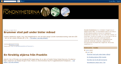 Desktop Screenshot of fondnyheterna.blogspot.com