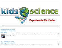 Tablet Screenshot of experimente-fuer-kinder.blogspot.com