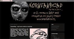 Desktop Screenshot of kornfanhead.blogspot.com