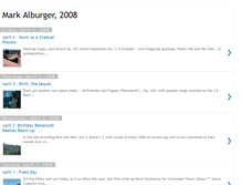 Tablet Screenshot of markalburger2008.blogspot.com