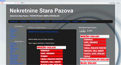 Desktop Screenshot of nekretninestarapazova.blogspot.com