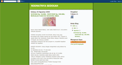 Desktop Screenshot of nikmatnya-sedekah.blogspot.com