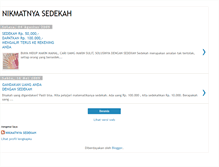 Tablet Screenshot of nikmatnya-sedekah.blogspot.com