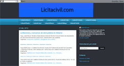 Desktop Screenshot of licitacivil.blogspot.com