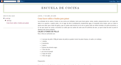 Desktop Screenshot of escueladecocinaalmeria.blogspot.com