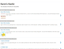Tablet Screenshot of karenskastle.blogspot.com
