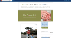 Desktop Screenshot of pregnancyafterpreemie.blogspot.com