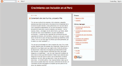 Desktop Screenshot of inclusionperu.blogspot.com