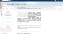 Desktop Screenshot of enjoyablemediterranean.blogspot.com