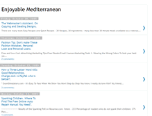 Tablet Screenshot of enjoyablemediterranean.blogspot.com