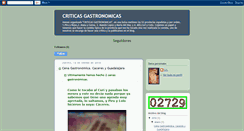 Desktop Screenshot of criticasgastronomicas.blogspot.com