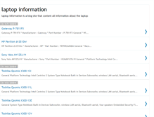 Tablet Screenshot of laptopinfoss.blogspot.com