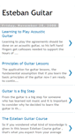 Mobile Screenshot of estabanguitarcourse.blogspot.com