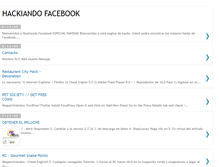 Tablet Screenshot of hackiando-facebook.blogspot.com