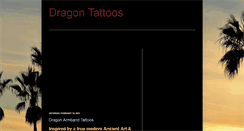 Desktop Screenshot of dragontattoos007.blogspot.com