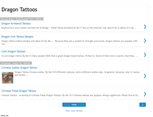 Tablet Screenshot of dragontattoos007.blogspot.com