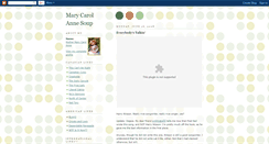 Desktop Screenshot of marycarolannesoup.blogspot.com