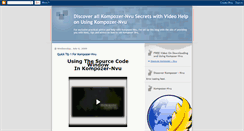 Desktop Screenshot of kompozer-nvu.blogspot.com